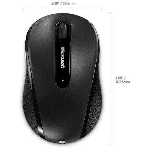Microsoft Wireless Mobile Mouse 4000 for Business (Black)