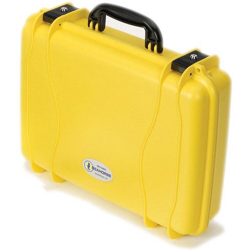 Seahorse 710CC Laptop Computer Case with Lid Organizer and Laptop Tray (Safety Yellow)