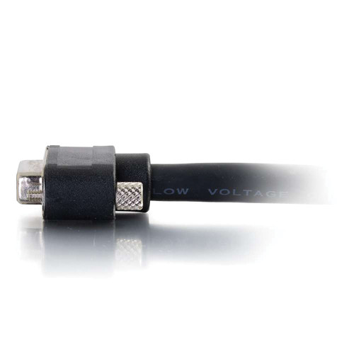 C2G Select 15-Pin VGA + 3.5mm Mini Male to Male A/V Cable (1', Black)