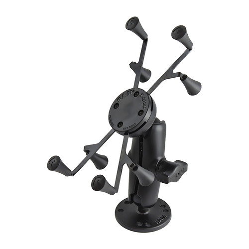 RAM MOUNTS Flat Surface Mount with Universal X-Grip II Holder for 7" Tablets