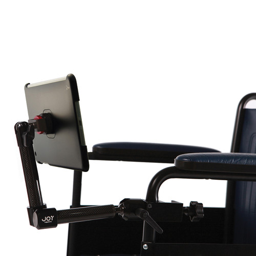The Joy Factory MagConnect Carbon Fiber Wheelchair Mount for iPad mini, iPad mini 2, iPad mini 3