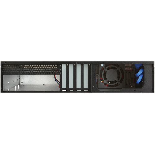 iStarUSA D-230HB-T 2U Compact 3 x 3.5" Bay Hotswap microATX Rackmount Chassis (Silver)