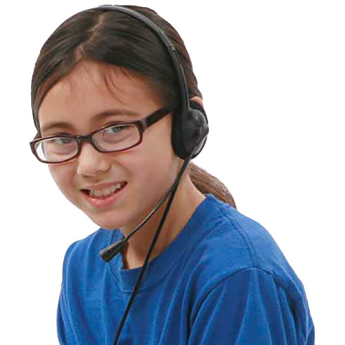 Califone 3065AV Lightweight Personal Multimedia Stereo Headset (Dual 3.5mm Plug)