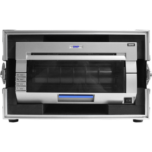 Odyssey Innovative Designs Flight Zone DNP DS40 / DS80 Photo Booth Printer Case (Black on Chrome)