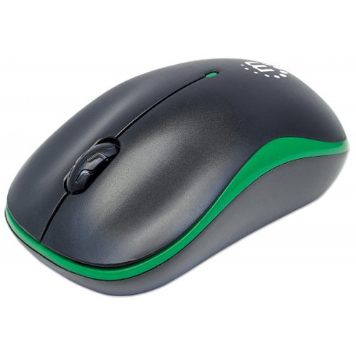 Manhattan Success Wireless Mouse (Green/Black)