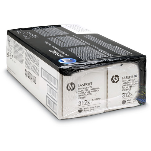 HP 312X Black High Yield LaserJet Toner Cartridge (2-Pack)