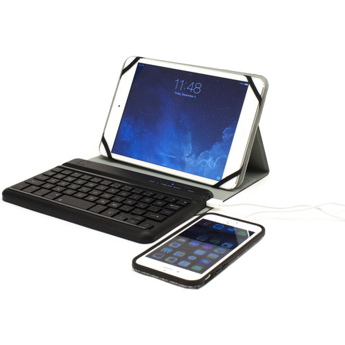 M-Edge Folio Power Pro Keyboard Case for 7 to 8