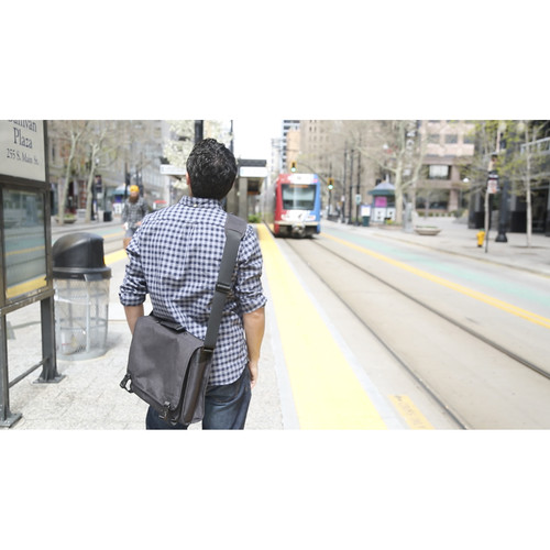 GoPlug Computer Messenger Bag (Heathered Gray)