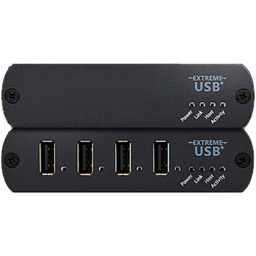 ATEN 4-Port Cat 5 USB 2.0 Extender (328')