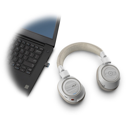 Plantronics Voyager 8200 UC Bluetooth Headset with USB Type-A Adapter (Black)