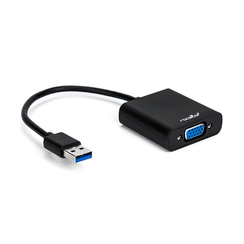 Rocstor USB Type-A 3.0 Male to VGA Female Adapter Cable (6')