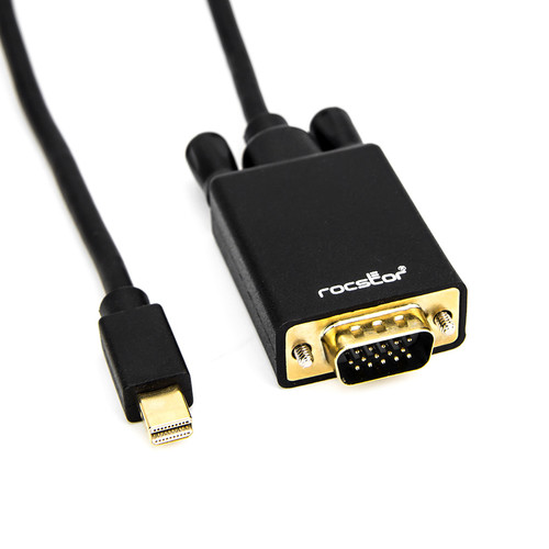 Rocstor Mini DisplayPort to VGA Male Cable (6')
