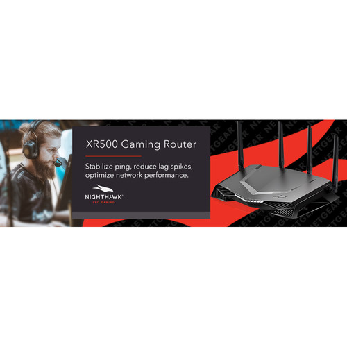 Netgear Nighthawk Pro Gaming XR500 AC2600 Wireless Dual-Band Gigabit Router