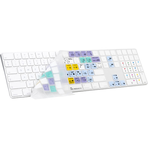 LogicKeyboard Blackmagic DaVinci Resolve 14 Cover for Apple Magic Keyboard with Numeric Keypad (American English)