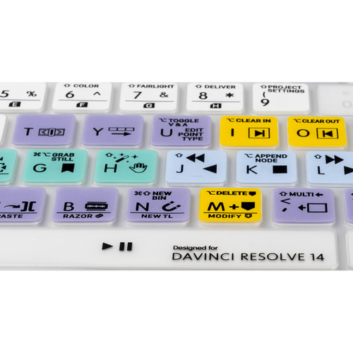 LogicKeyboard Blackmagic DaVinci Resolve 14 Cover for Apple Magic Keyboard with Numeric Keypad (American English)