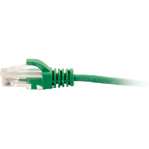 C2G RJ45 Male to RJ45 Male Slim Cat 6 Patch Cable (3', Green)