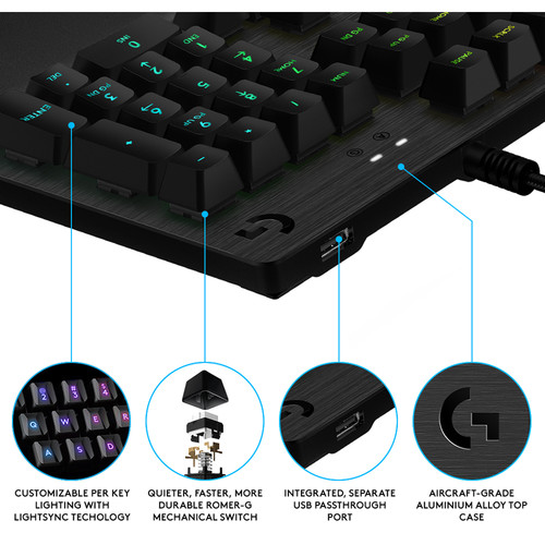 Logitech G G513 Backlit Mechanical Gaming Keyboard