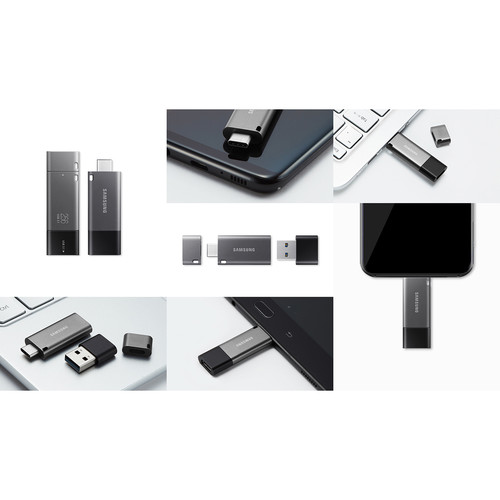 Samsung 32GB DUO Plus USB Type-C Flash Drive with USB Type-A Adapter