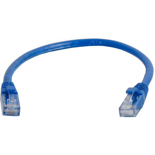 C2G RJ45 Male to RJ45 Male Cat 6 Snagless Patch Cable (4', Blue)