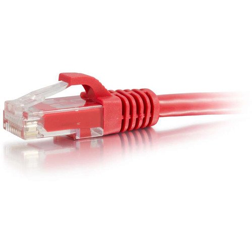 C2G RJ45 Male to RJ45 Male Cat 6 Snagless Patch Cable (6', Red)
