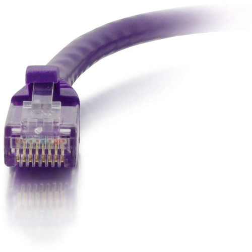 C2G RJ45 Male to RJ45 Male Cat 6 Snagless Patch Cable (2', Purple)