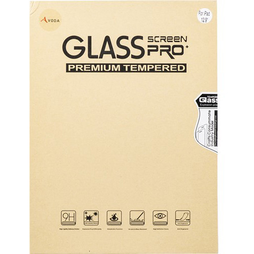 AVODA Clear Tempered Glass Screen Protector for 12.9" iPad Pro (2018)