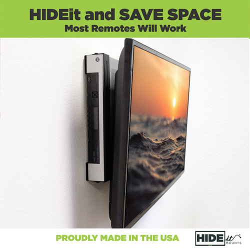 HIDEit Mounts Adjustable Wall Mount for Large Device (Black)