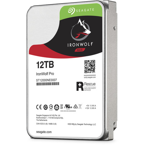 Seagate 12TB IronWolf Pro 7200 rpm SATA III 3.5
