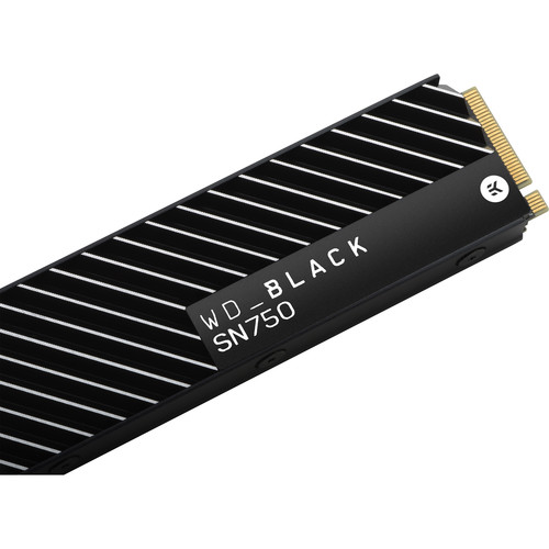 WD 500GB WD_BLACK SN750 NVMe M.2 Internal SSD with Heatsink