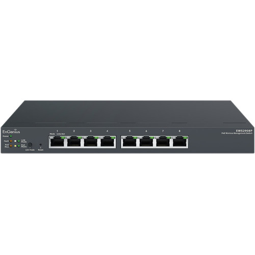 EnGenius EWS2908P 8-Port PoE-Compliant Gigabit Managed Switch