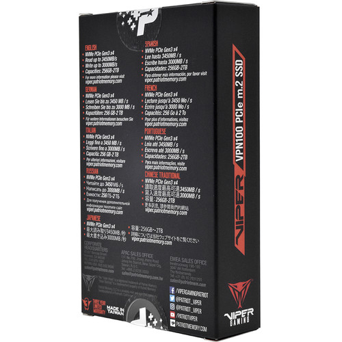 Patriot 1TB VPN100 M.2 2280 PCIe SSD