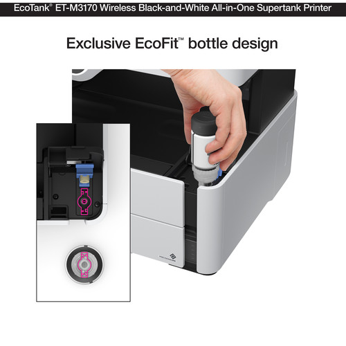 Epson EcoTank ET-M3170 Wireless Monochrome All-in-One Supertank Printer