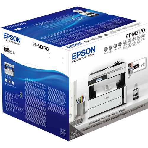 Epson EcoTank ET-M3170 Wireless Monochrome All-in-One Supertank Printer