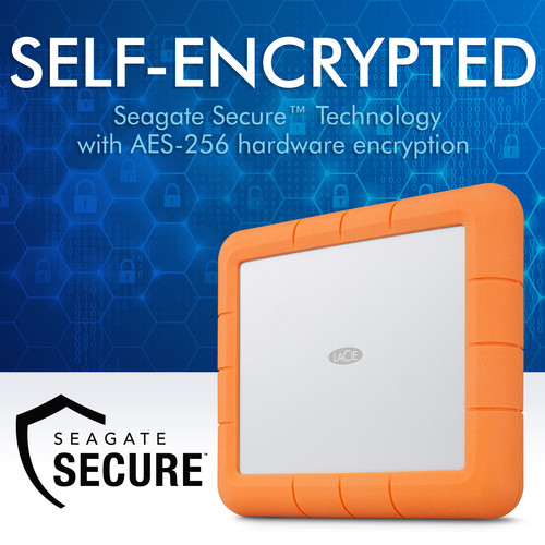 LaCie 8TB Rugged RAID Shuttle USB 3.1 Gen 2 Type-C External Hard Drive