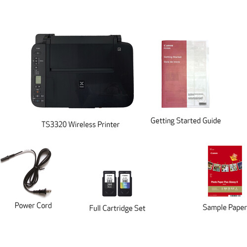 Canon PIXMA TS3320 Wireless Inkjet All-in-One Printer (Black)