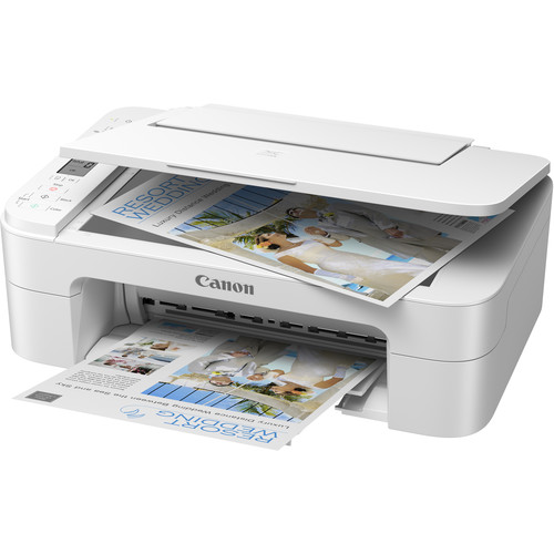 Canon PIXMA TS3320 Wireless Inkjet All-in-One Printer (White)