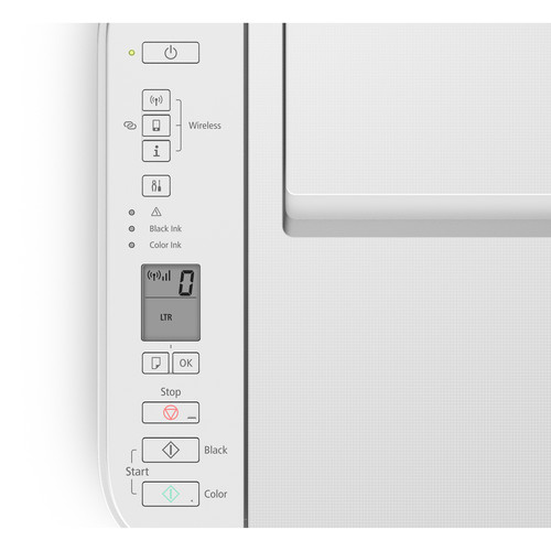Canon PIXMA TS3320 Wireless Inkjet All-in-One Printer (White)