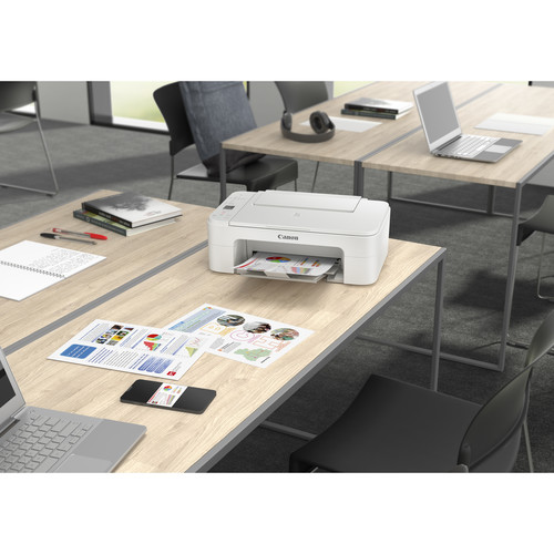 Canon PIXMA TS3320 Wireless Inkjet All-in-One Printer (White)