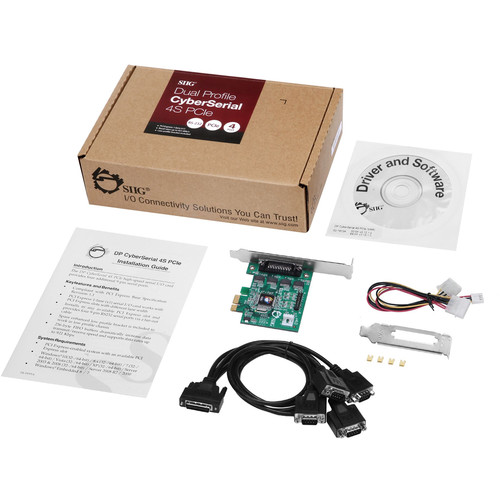 SIIG DP CyberSerial 4S PCIe