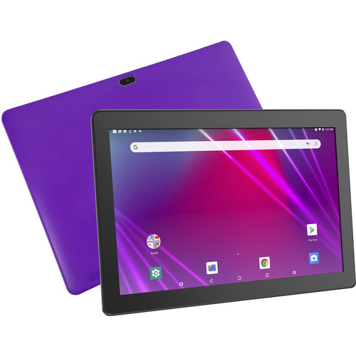 Ematic 10.1" EGQ239BD 16GB Tablet Bundle (Wi-Fi, Purple)