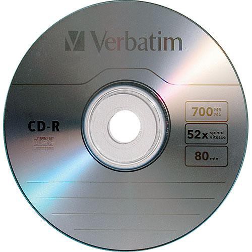 Verbatim CD-R 700MB Disc (50-Pack Spindle)