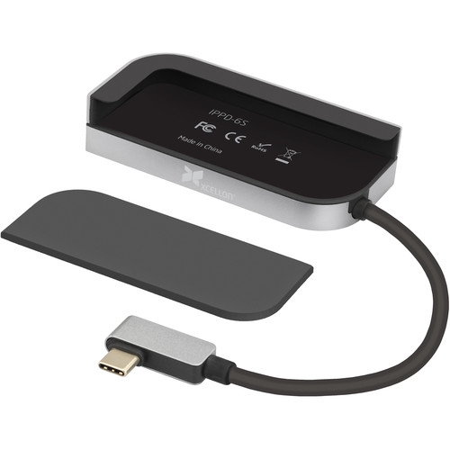 Xcellon 6-in-1 Multiport USB Type-C Docking Station for 10.9, 11 & 12.9" iPad Air and Pro (Silver)