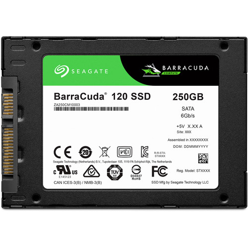 Seagate 250GB BarraCuda 120 SATA III 2.5" Internal SSD