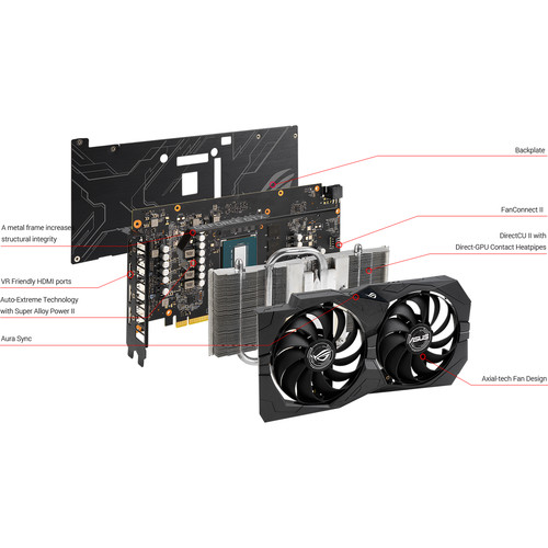 ASUS ROG Strix GeForce GTX 1650 SUPER Advanced Edition Graphics Card