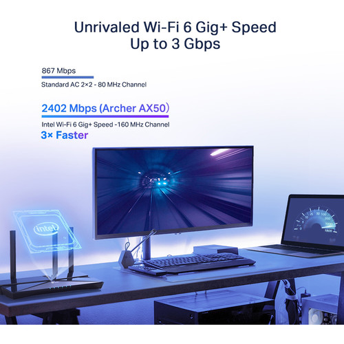 TP-Link Archer AX50 AX3000 Wireless Dual-Band Gigabit Router