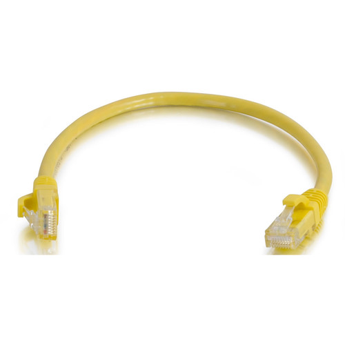 C2G Cat 6a Snagless Unshielded Ethernet Patch Cable (5', Yellow)