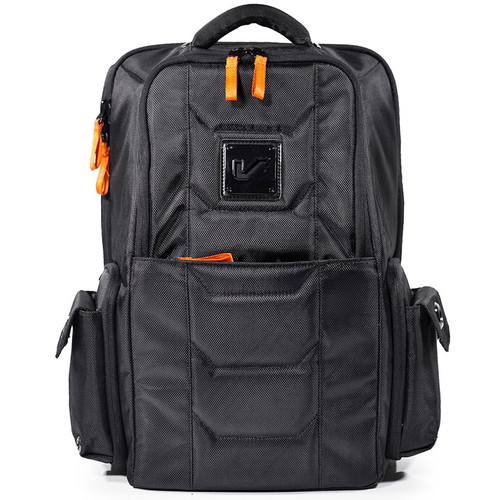 Gruv Gear Club Bag Flight-Smart Tech Backpack (Elite, Black/Orange)