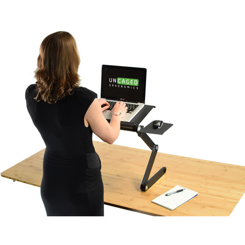 Uncaged Ergonomics WorkEZ Cool Laptop Stand (Black)