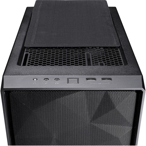 Fractal Design Meshify C Mid-Tower Case (Dark Tempered Glass, Black)