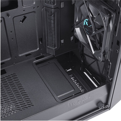 Fractal Design Meshify C Mid-Tower Case (Dark Tempered Glass, Black)